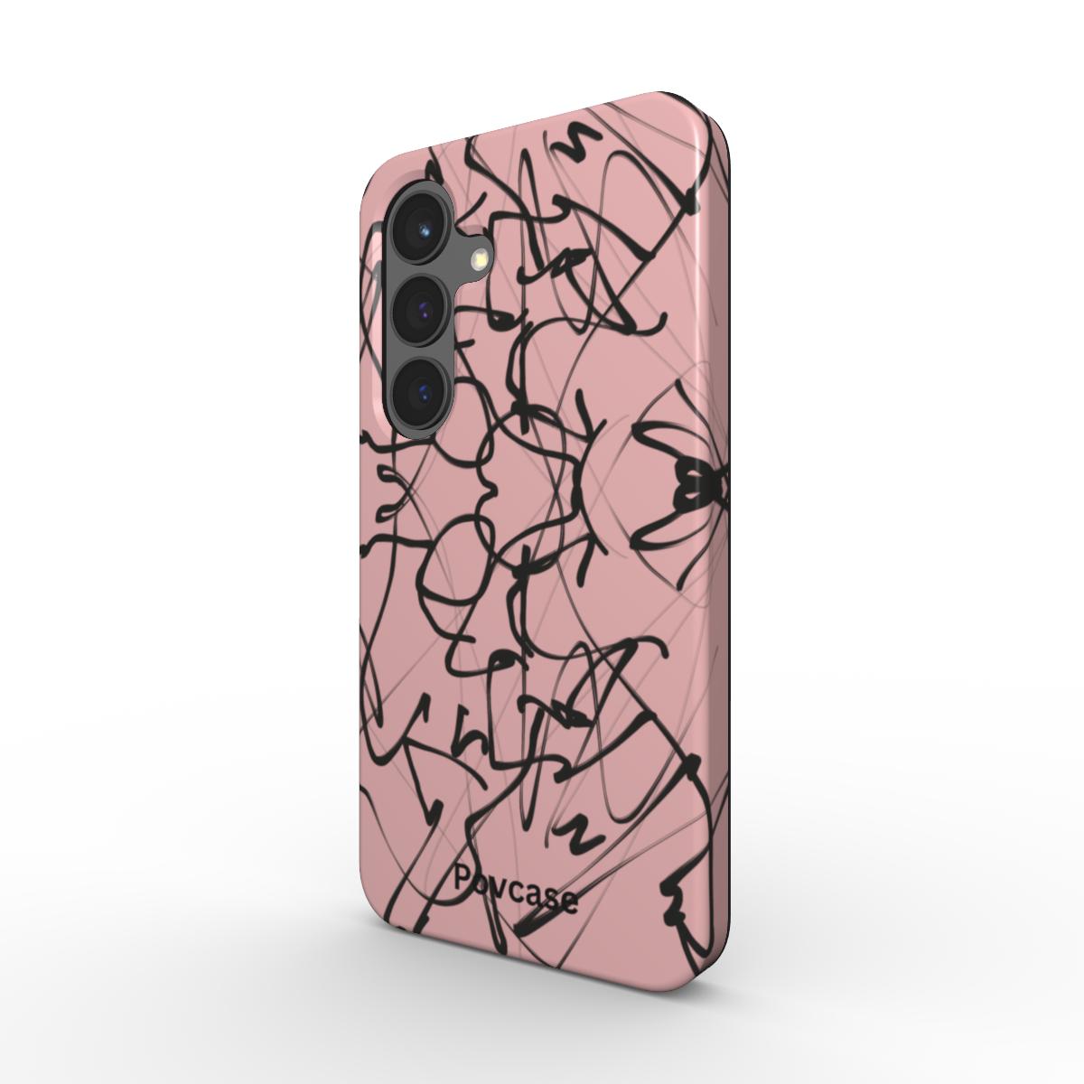 Pink Scribble