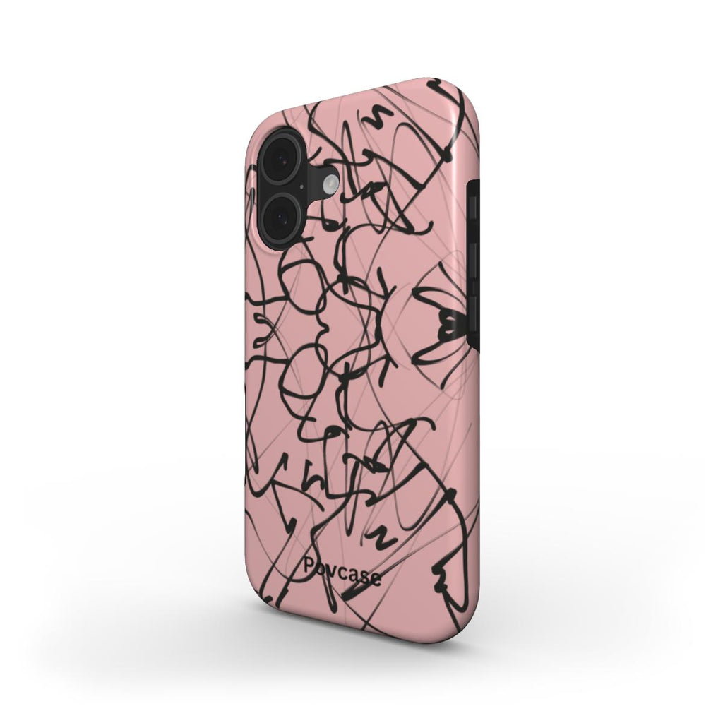 Pink Scribble