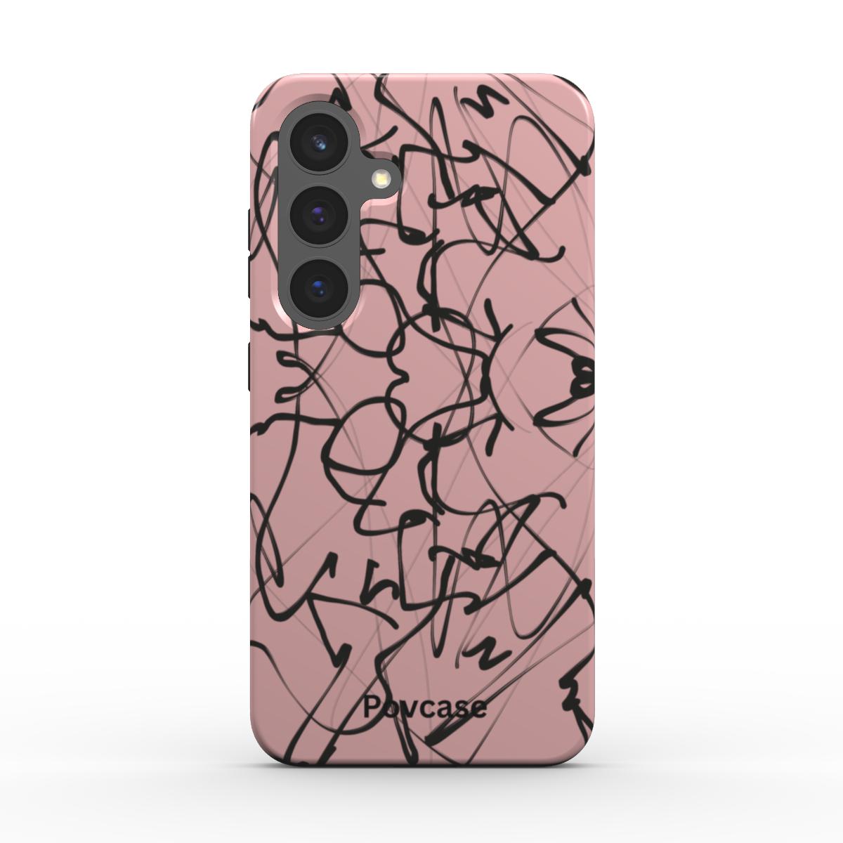 Pink Scribble