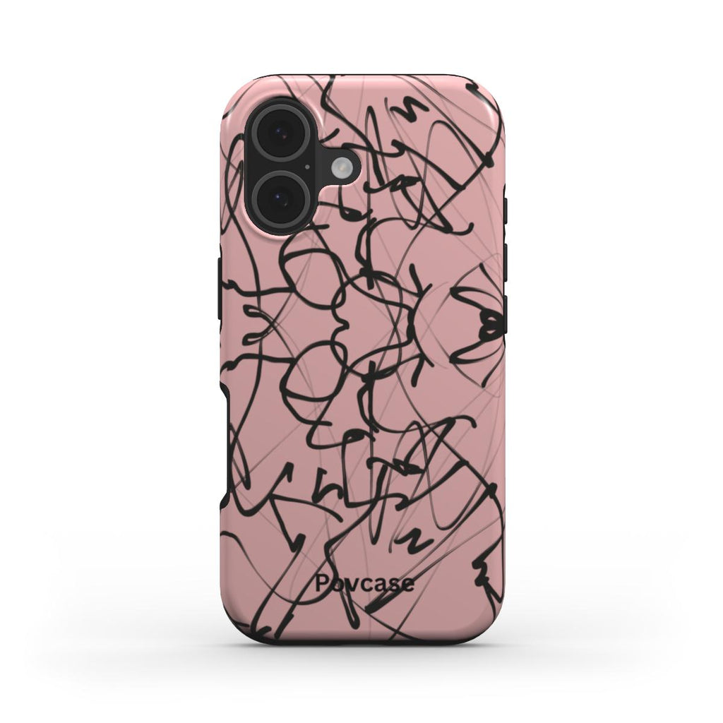 Pink Scribble